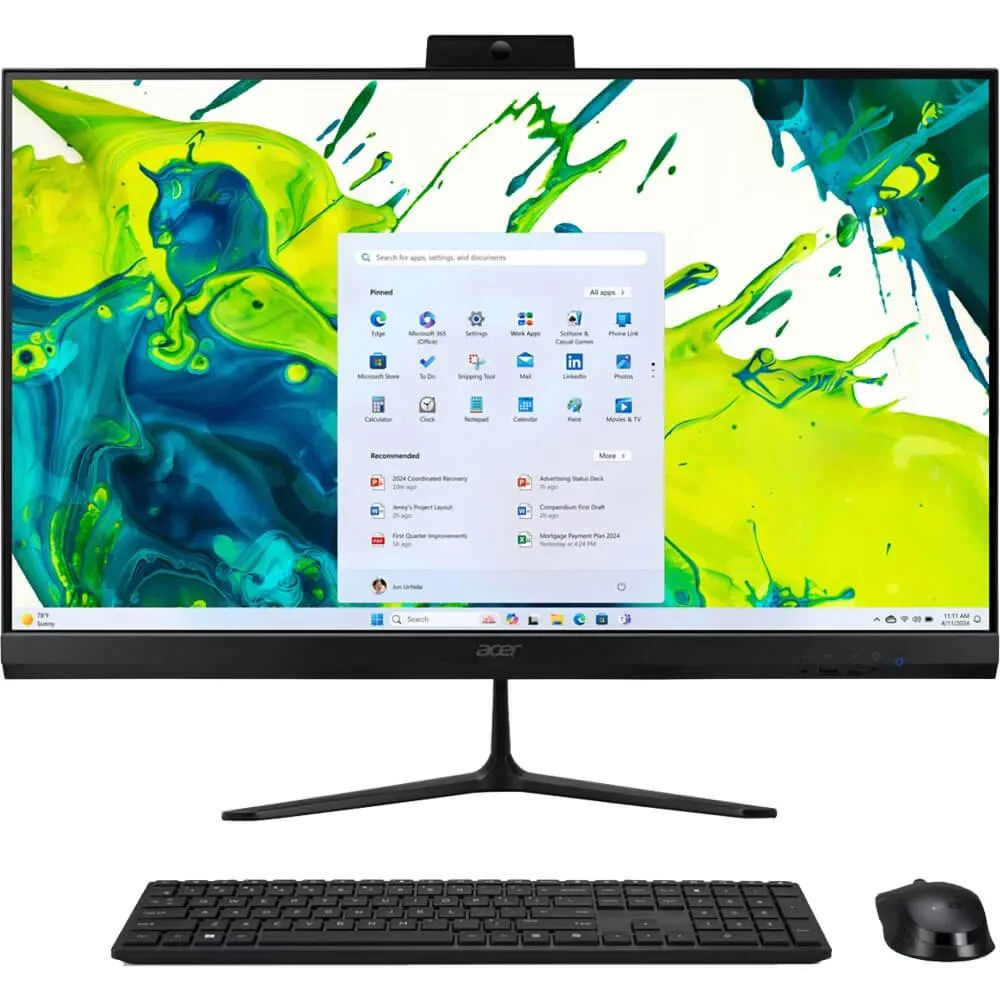 Acer Aspire C27 all-in-one desktop with 27 inch display