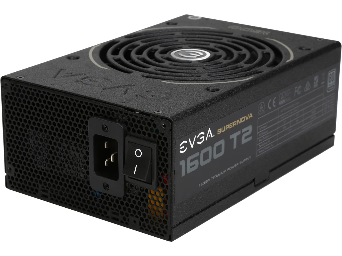EVGA EVGA SuperNOVA 1600 T2 220-T2-1600-X1 power supply — photo du produit
