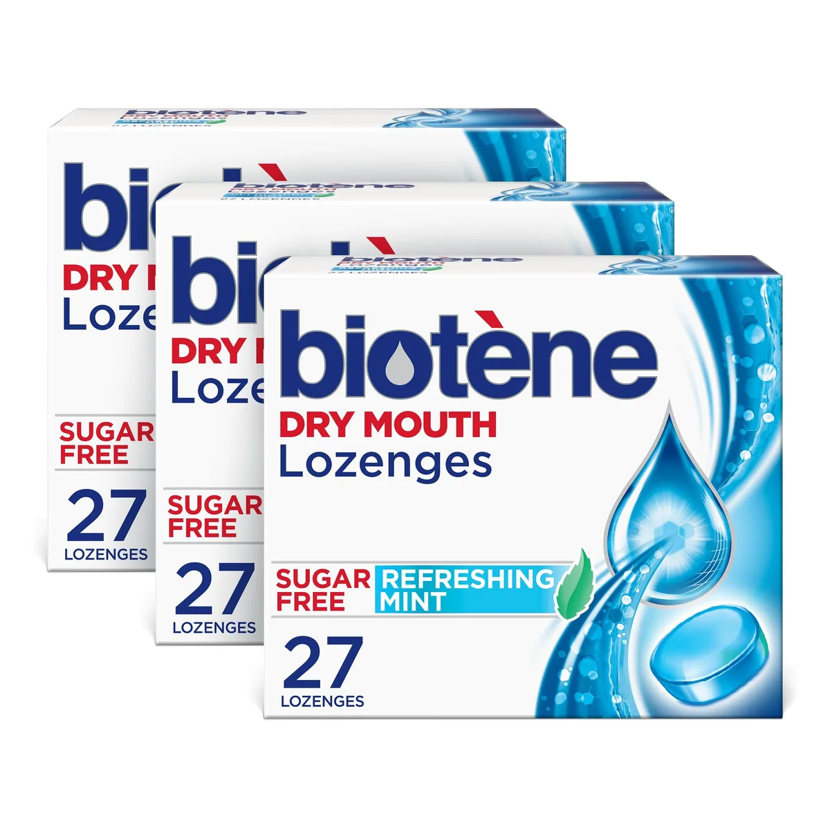  biotène 4354713980 Dry Mouth Lozenges Mint 81 Count oral care — product photo