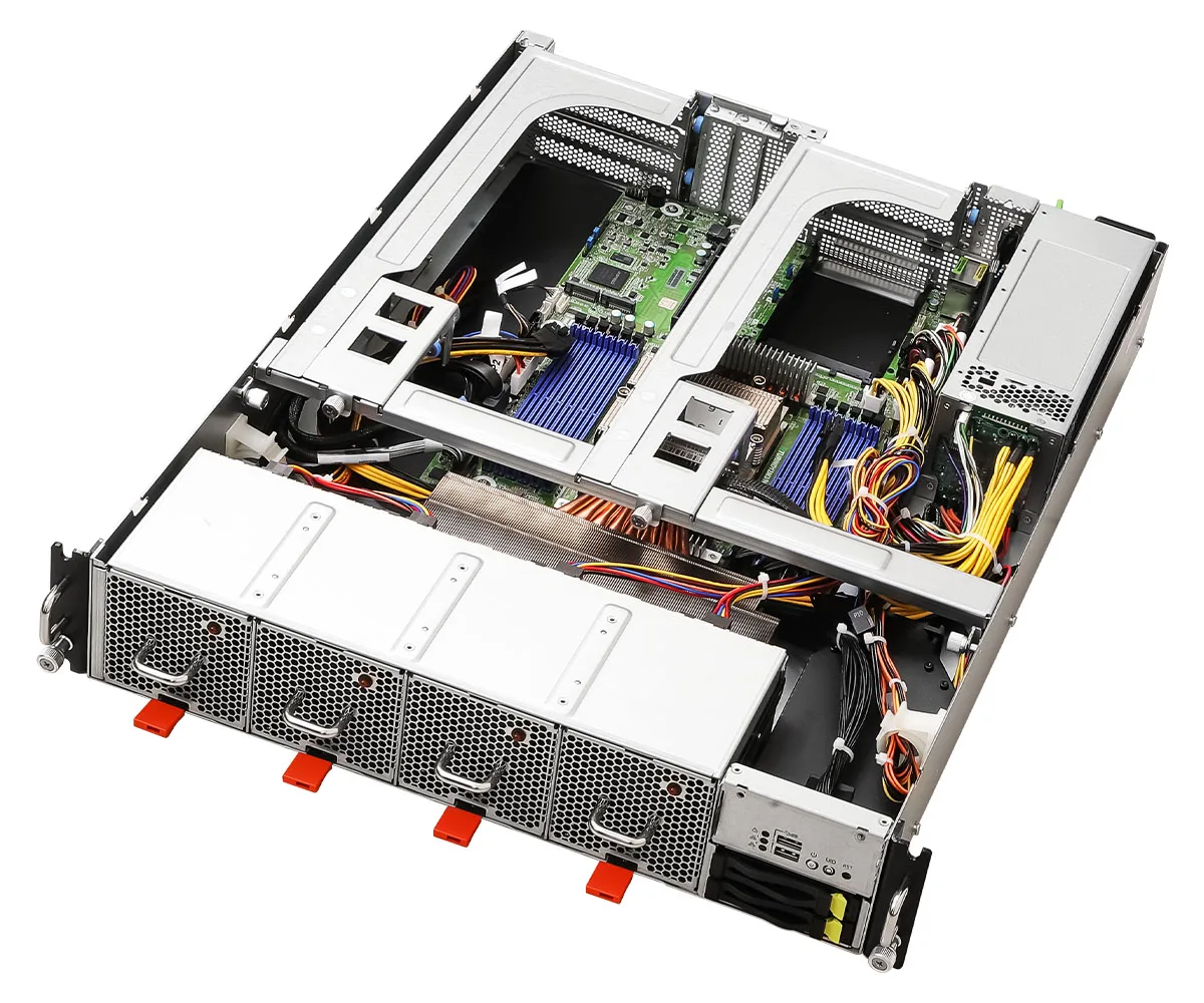 ASRock Rack ASRock Rack 2U2G-TURIN barebone server 12 DDR5 slots 2x 2.5 NVMe 2000W — снимка на продукта