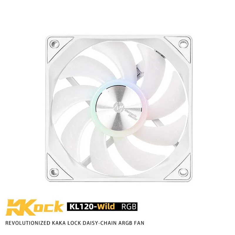 Mechanic master Mechanic Master KaKaLock Magic Cableless KL120 120mm Case Fan White — product photo