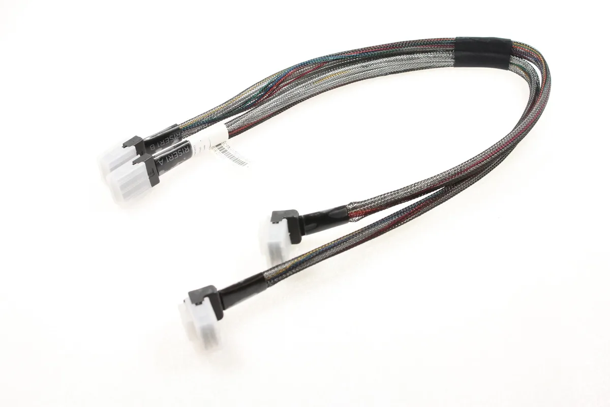 DELL DELL PowerEdge R430 PCM19 Dual Mini SAS SFF-8087 Backplane Cable laptop replacement part — product photo