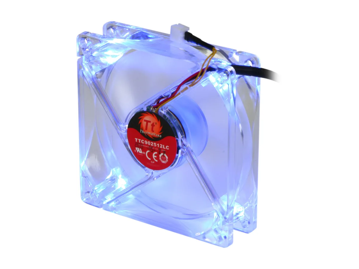 Thermaltake Thermaltake AF0035 92mm Blue LED case fan with speed control knob — صورة المنتج