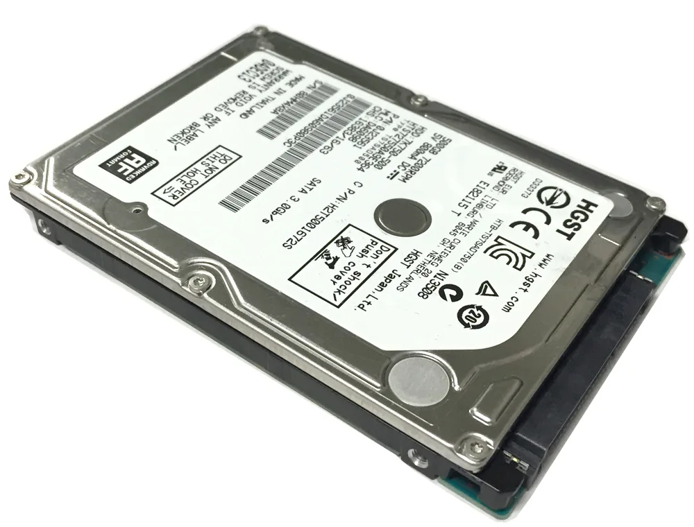 HGST HGST 7K750-500 HTS727550A9E364 500GB 7200RPM 16MB SATA 2.5" laptop hard drive — תמונת המוצר