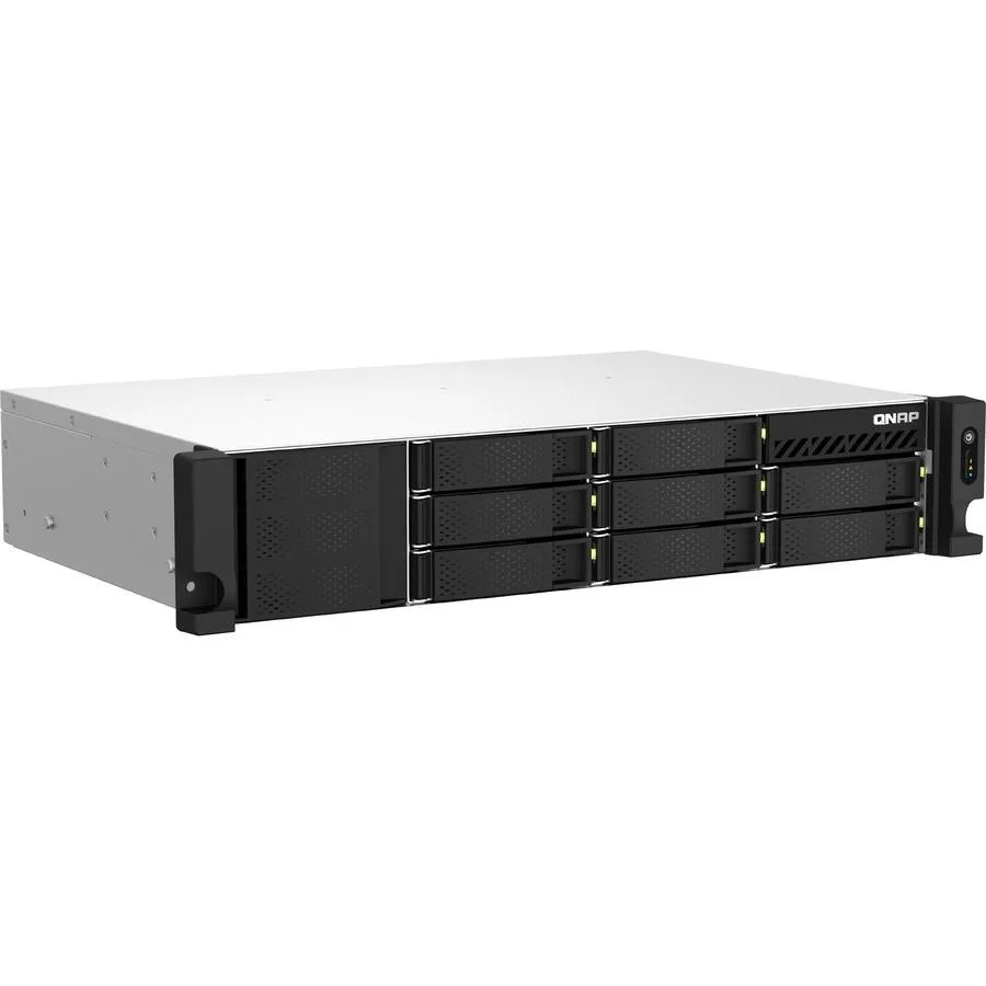 Qnap Qnap TS-873AeU-RP-4G-US 8-bay rackmount NAS AMD Ryzen V1500B 4-core 2.2 GHz 4GB DDR4 — 제품 사진