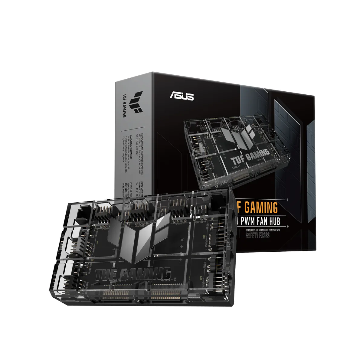 ASUS ASUS TUF Gaming TFH-01/BK/6 ARGB/6 PWM Fan Hub — תמונת המוצר