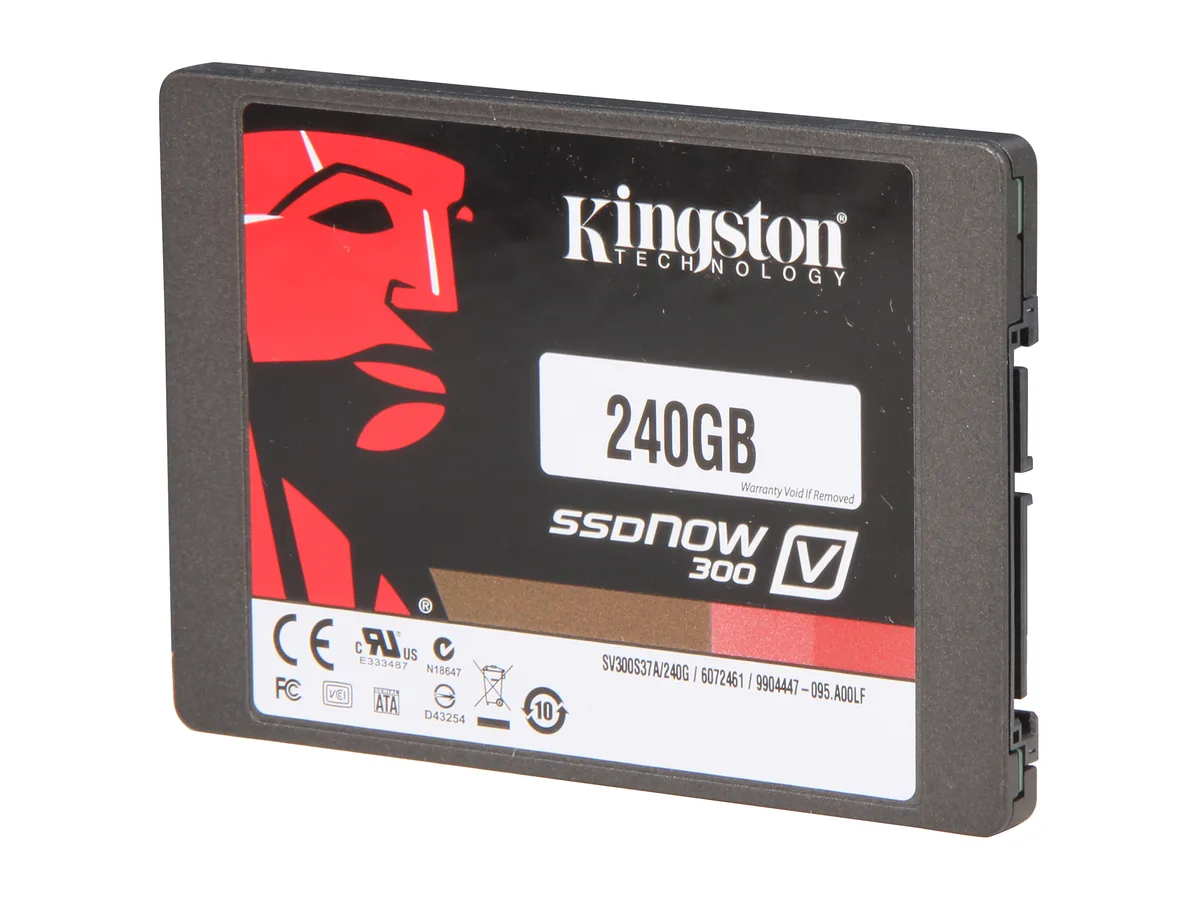 Kingston Technology Corp. Kingston SSDNow V300 SV300S3N7A/240G 2.5" 240GB SATA III internal SSD Notebook Bundle Kit — product photo