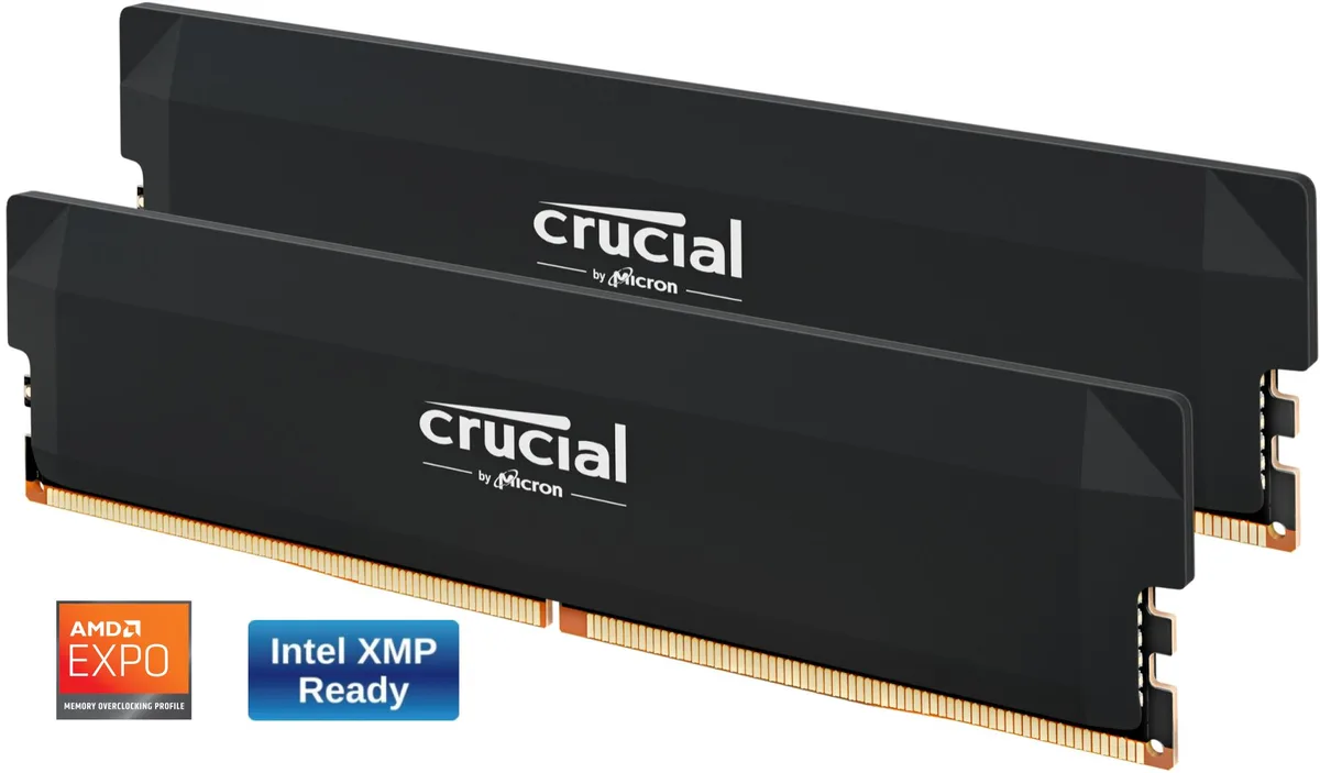 Crucial Crucial CP2K16G60C36U5B 32GB (2x16GB) DDR5 6000 CL36 desktop RAM — product photo