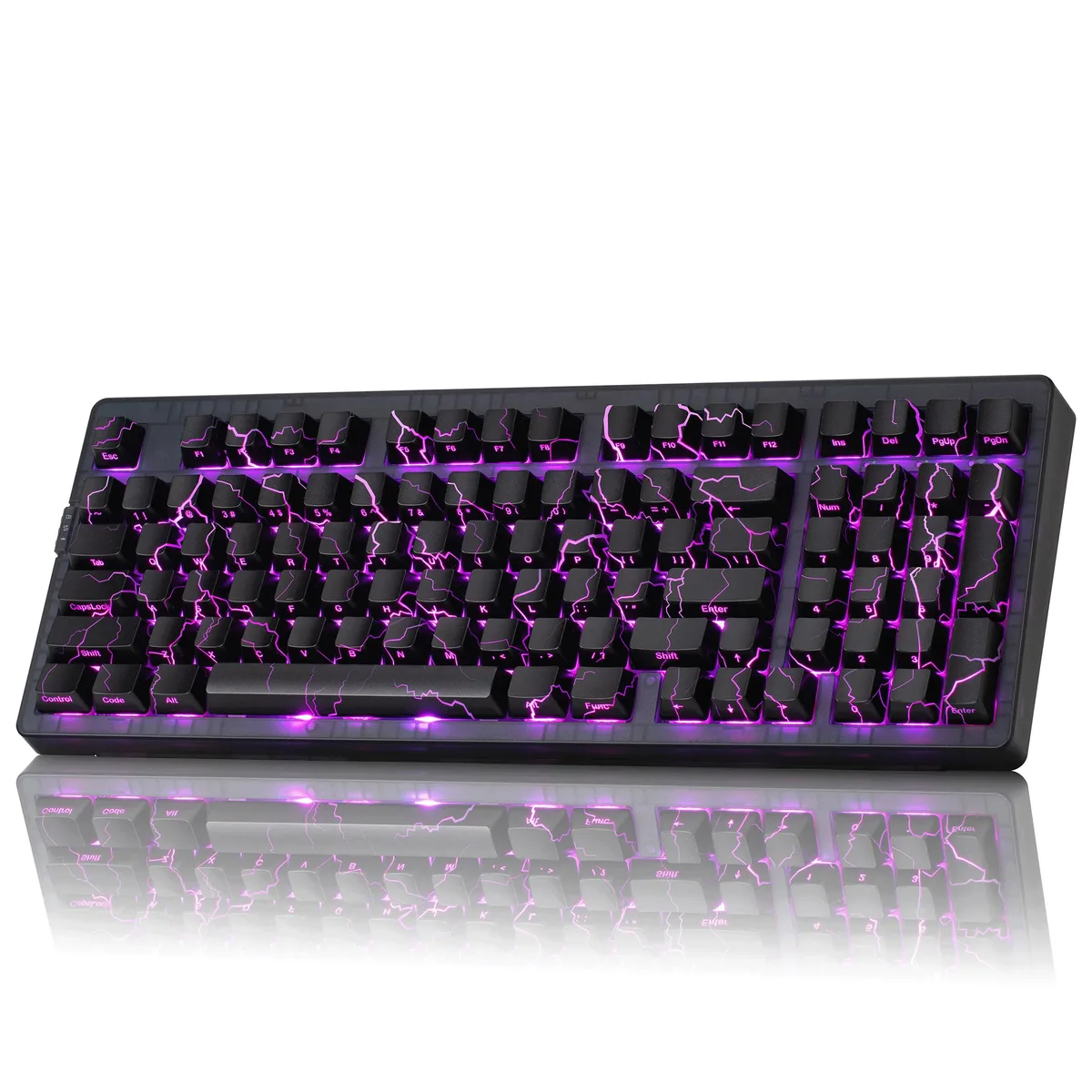 ZORNHER ZORNHER ZH980 Wireless Mechanical Gaming Keyboard 95% Layout Lightning RGB 2.4GHz/BT5.0 — fotografija proizvoda