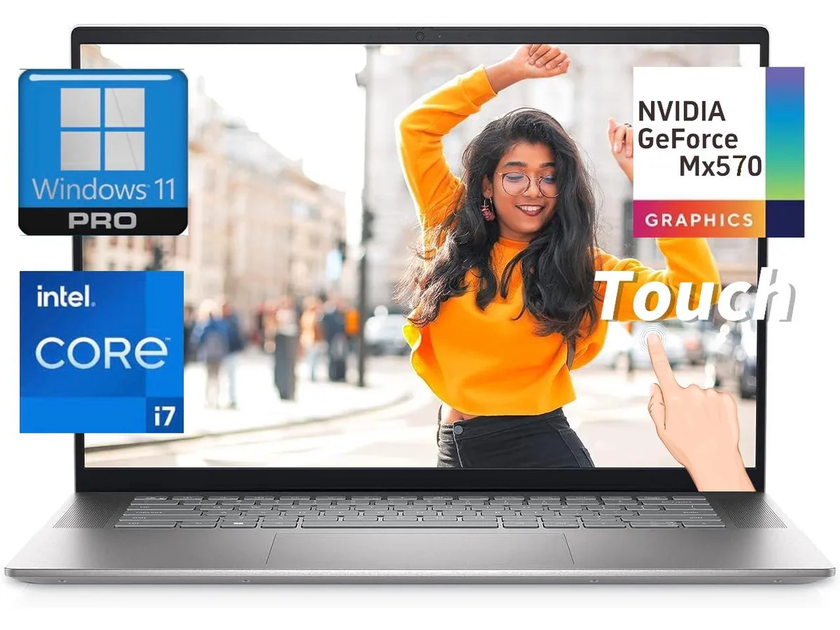 DELL DELL Inspiron 16 5620 laptop i7-1255U 64GB 1TB MX570 16.0" Touch Silver — product photo