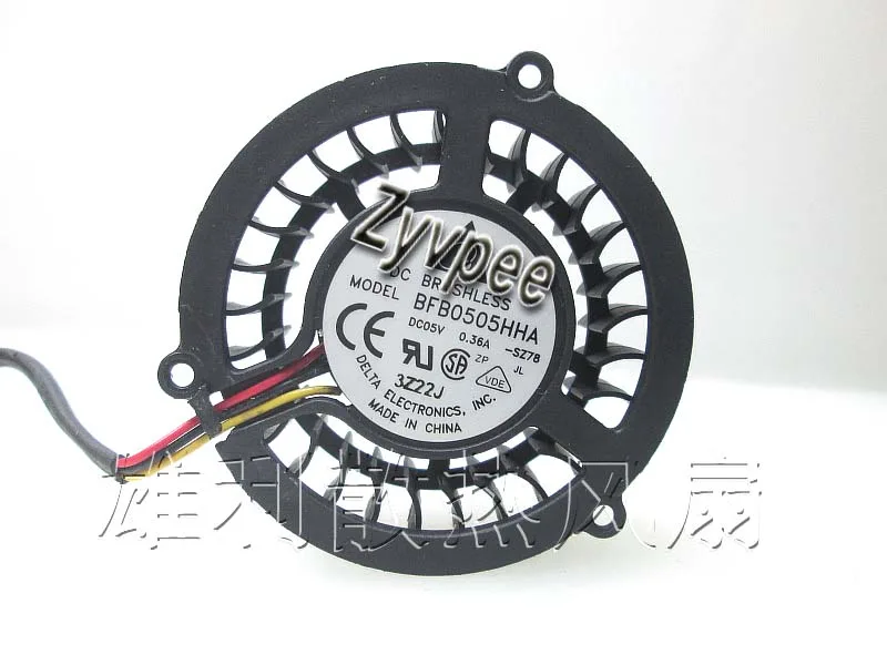 OEM Industries OEM Industries BFB0505HHA 5V .36A 3-Wire Notebook CPU Cooler — produktbild