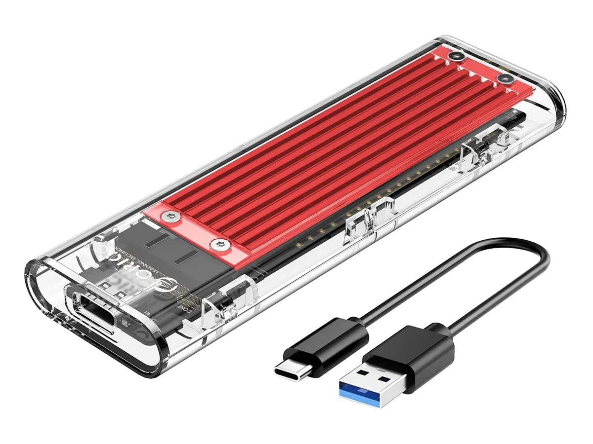Orico Orico M.2 NGFF SATA B-Key SSD Enclosure USB 3.1 Type-C Red — photo du produit