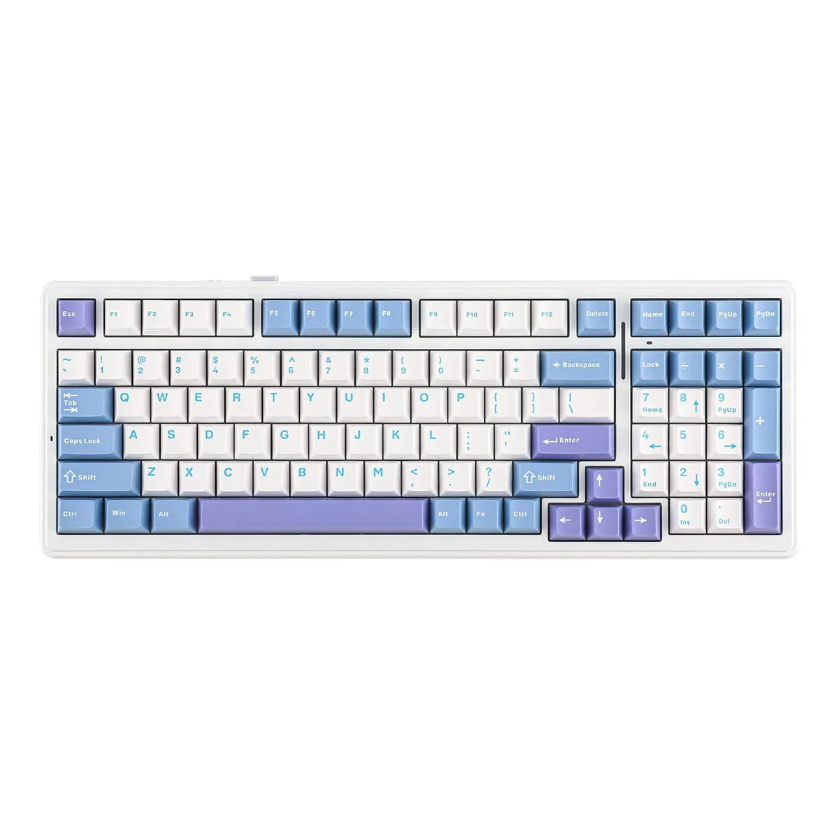 Epomaker Epomaker F99 96% gasket wireless gaming keyboard 99 keys 8000mAh Nimbus V3 linear switch — product photo