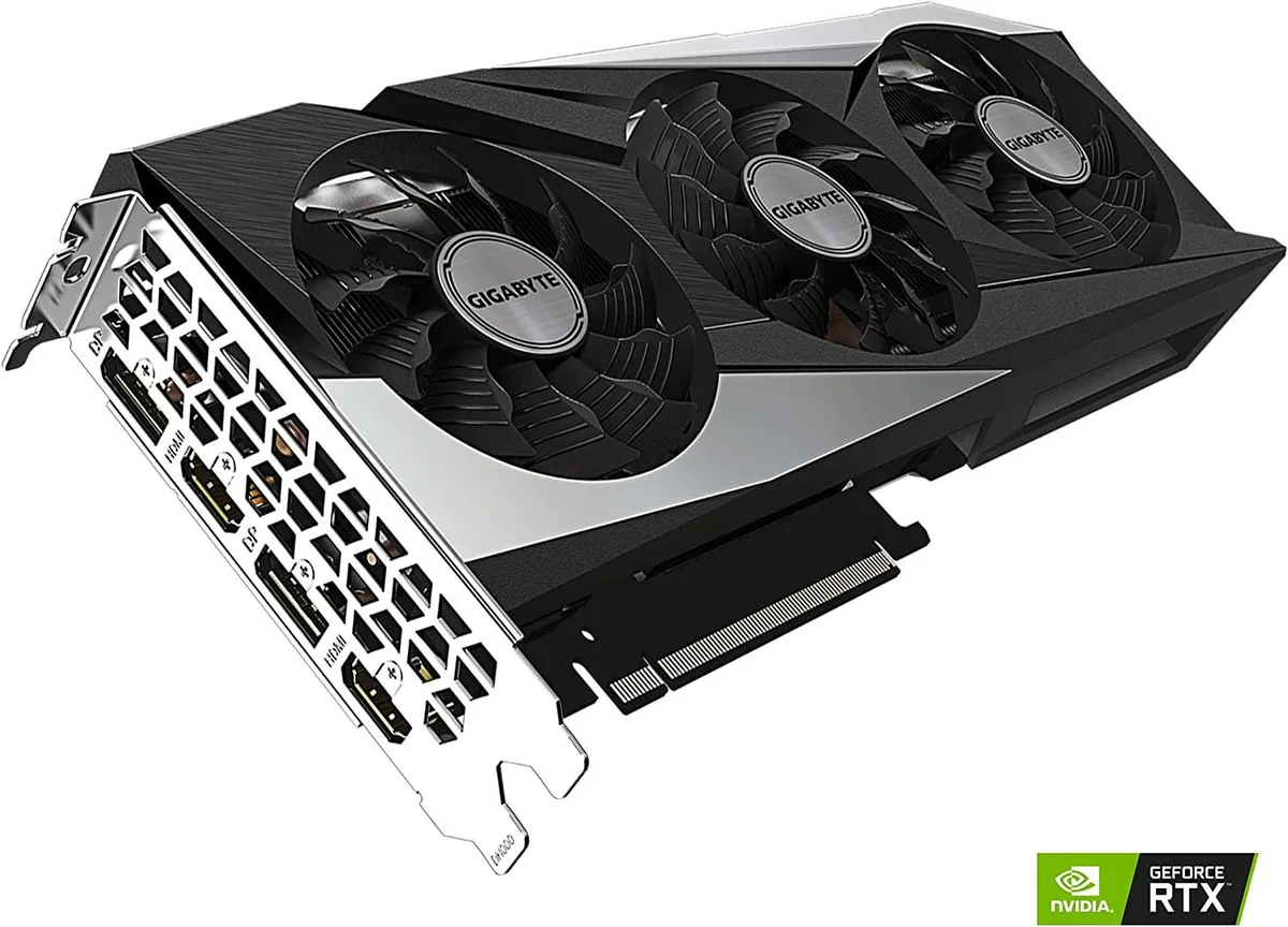 GIGABYTE GIGABYTE GeForce RTX 3060 Gaming OC 12GB GDDR6 graphics card — photo du produit