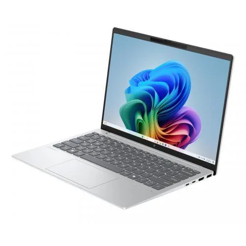 Silver 13.3 inch laptop with thin bezels and matte screen