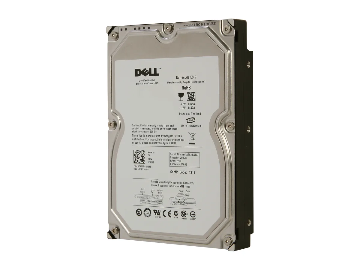 Seagate Seagate ST3250310NS 250GB 7200 RPM 32MB SATA 3.0Gb/s 3.5" internal hard drive — fotografija izdelka