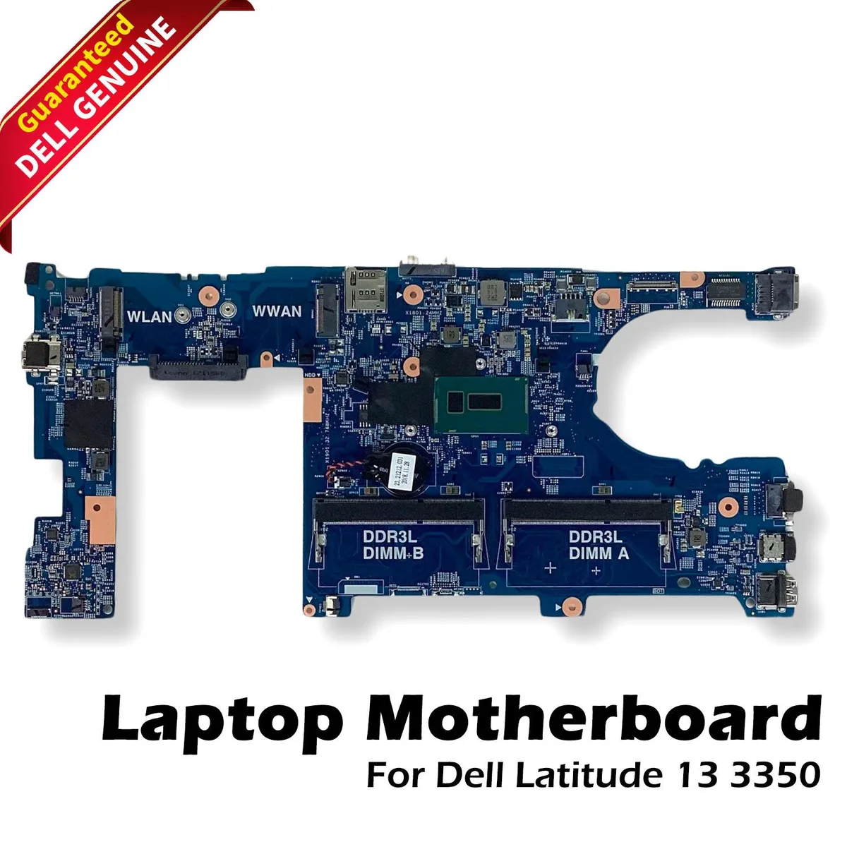 DELL DELL Latitude 3350 Motherboard i5-5200U 2.2GHz JV3DW laptop replacement part — product photo