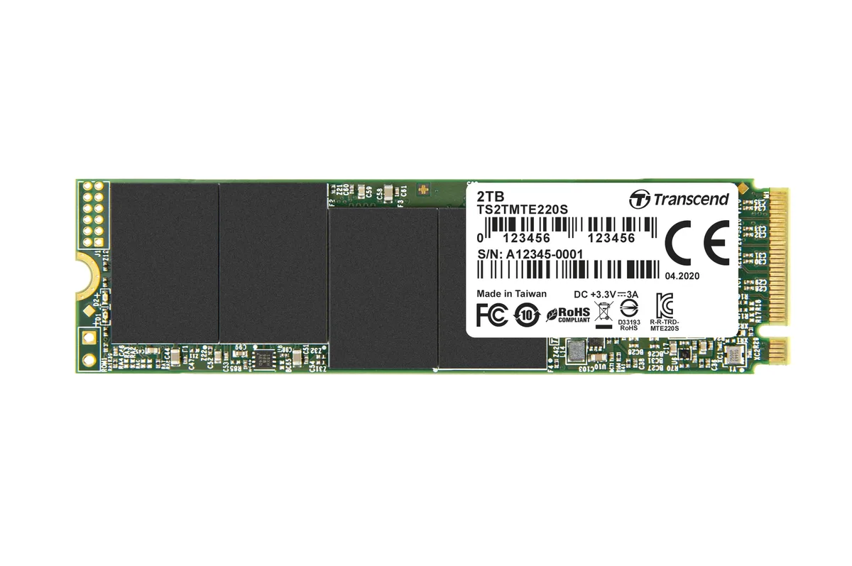 Transcend Transcend 220S 2TB NVMe PCIe Gen3x4 M.2 2280 80mm internal hard drive — صورة المنتج