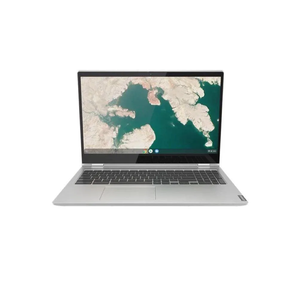 Silver 15.6 inch 2-in-1 Chromebook with touchscreen display