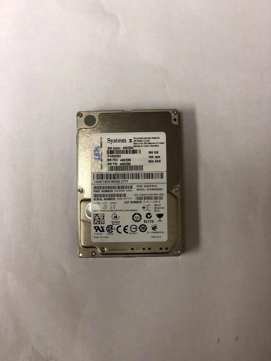 IBM IBM 44W2264 300GB 10000RPM 2.5" SAS internal hard drive — foto del producto