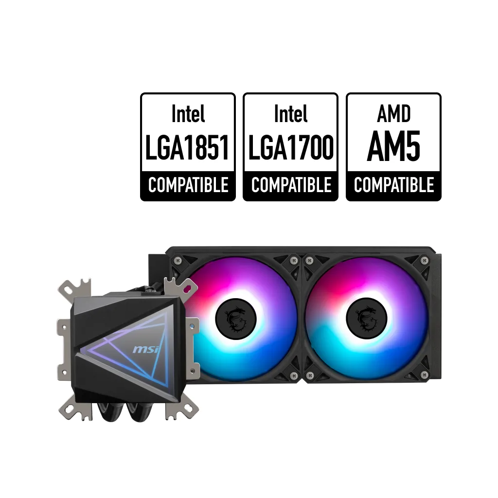 MSI MSI MAG CORELIQUID I240 liquid cooler 240mm — product photo