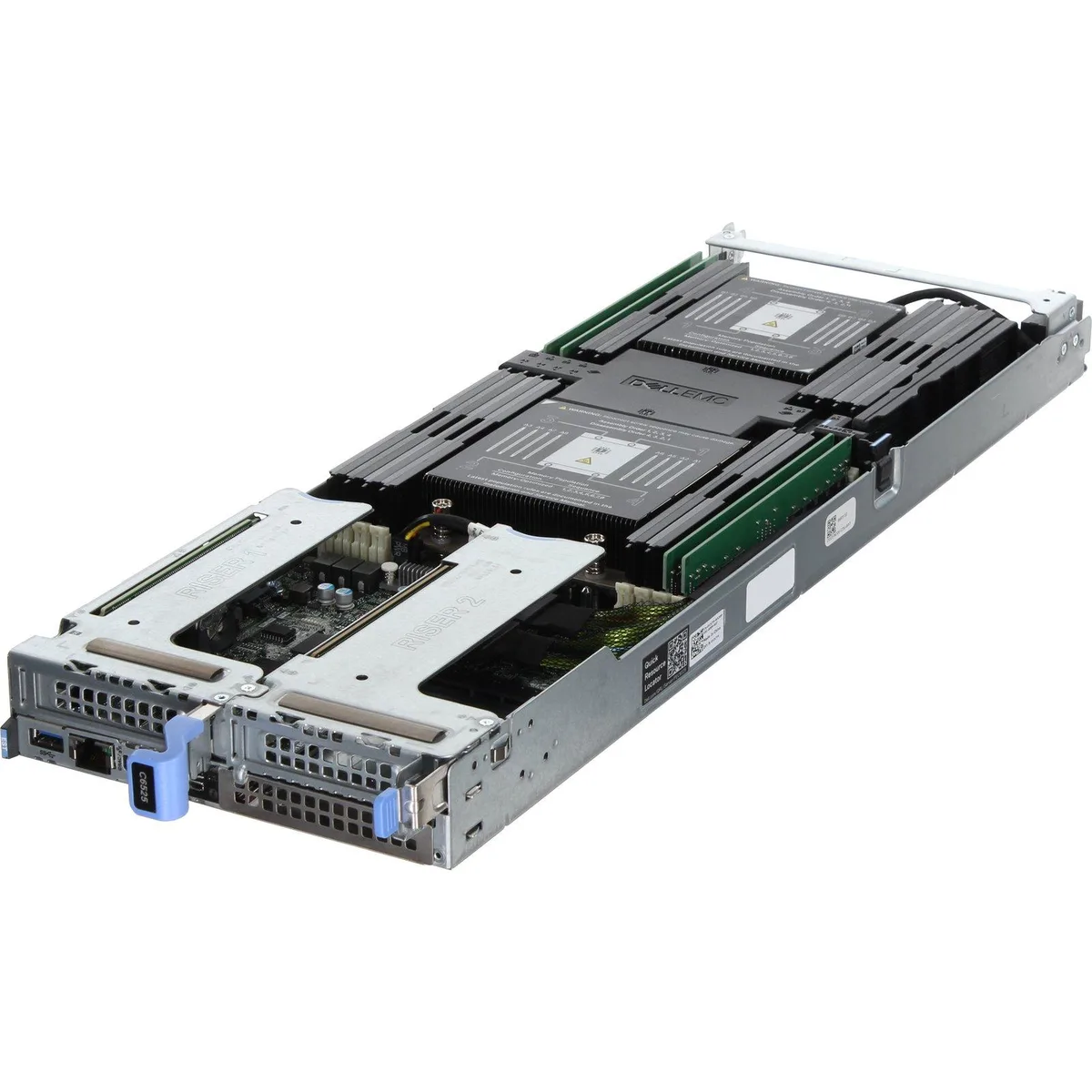 Dell PowerEdge C6525 half-width rack node, matte black metal finish