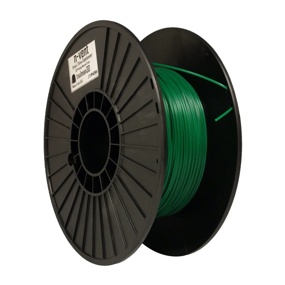Taulman 3D Taulman 3D N-vent Filament 1.75mm 1lb Green 3D printers accessory — תמונת המוצר