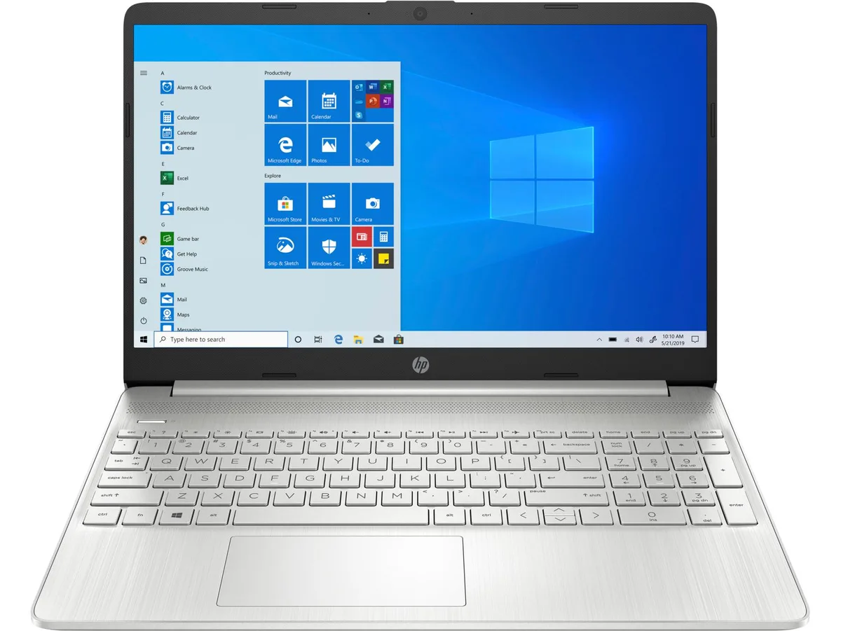 HP HP 15z-ef100 laptop Athlon Gold 3150U 8GB 128GB SSD 15.6" HD Silver Win 11 — product photo