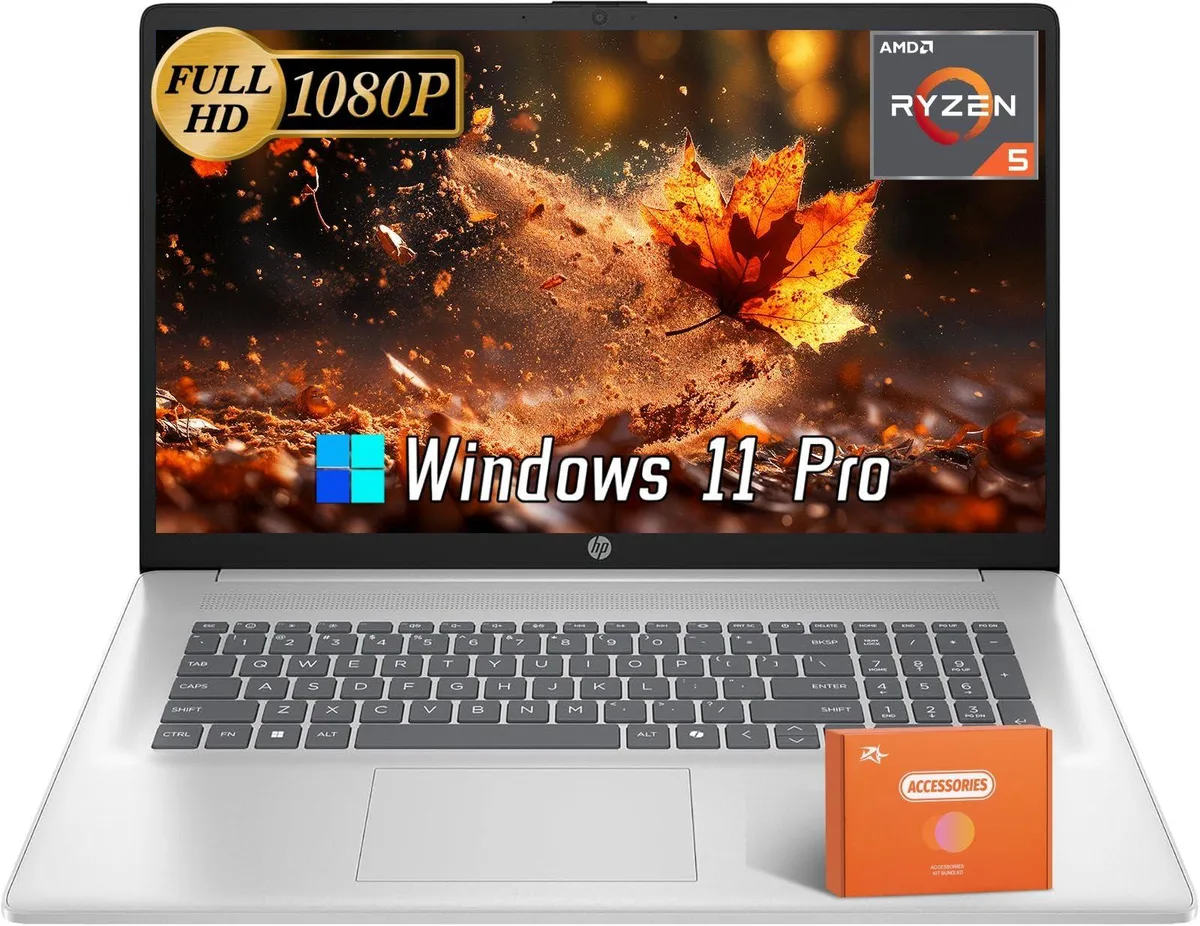 HP HP 17.3" Business Laptop Ryzen 5 7430U 64GB 2TB — 제품 사진