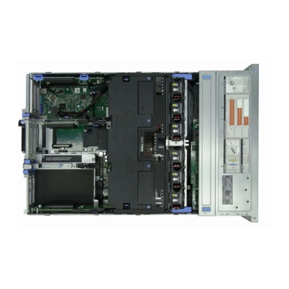 Silver rack-mount server chassis with twelve 3.5-inch drive bays front panel
