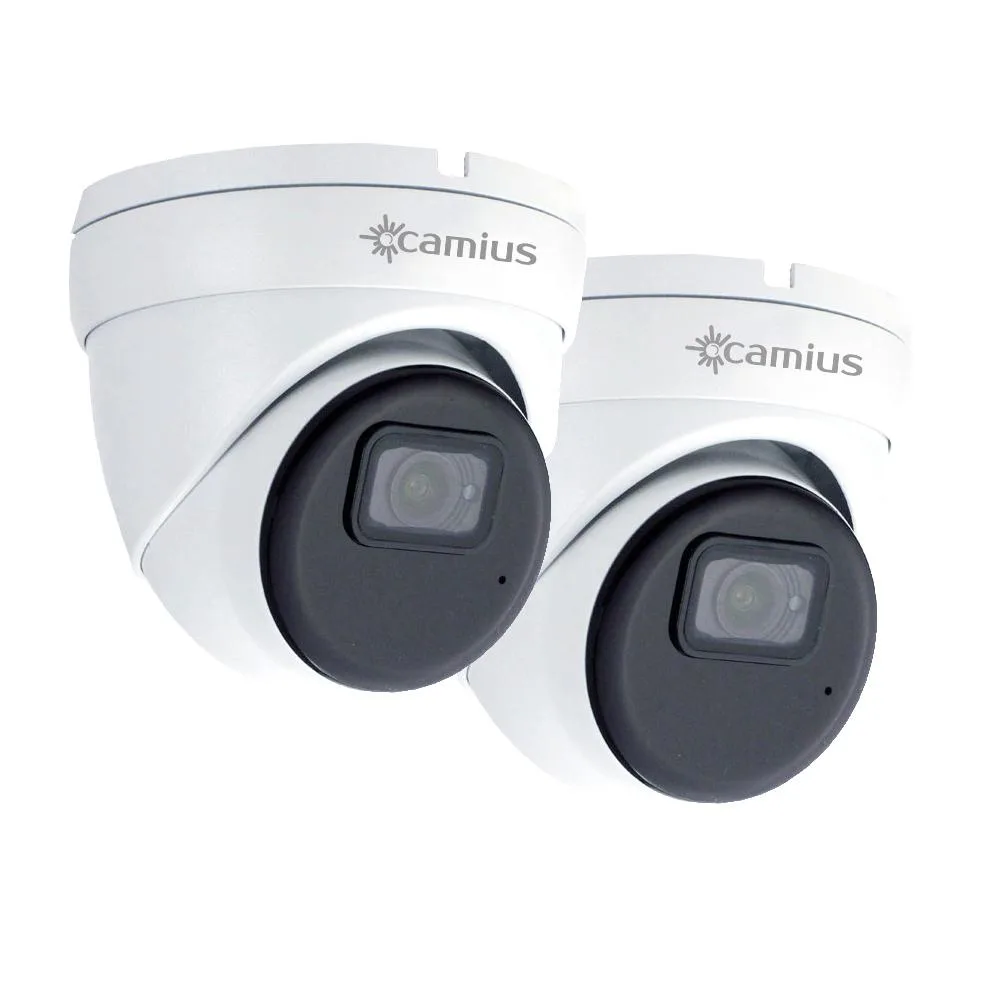 Camius Camius IRIS528R 2K PoE Dome Network Camera 2-pack — product photo