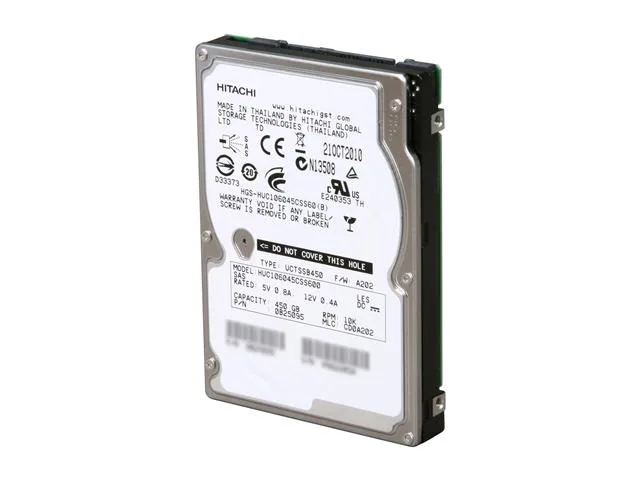 HGST HGST 0B25095 450GB 10000 RPM SAS 6Gb/s 2.5" laptop hard drive — product photo
