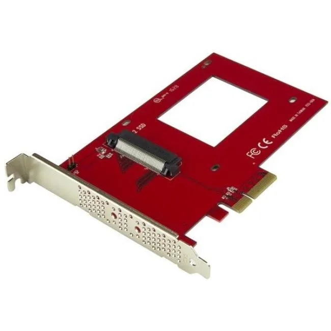 STARTECH STARTECH PEX4SFF8639 U.2 to PCIe 2.5 inch SFF-8639 interface expansion card — preces foto