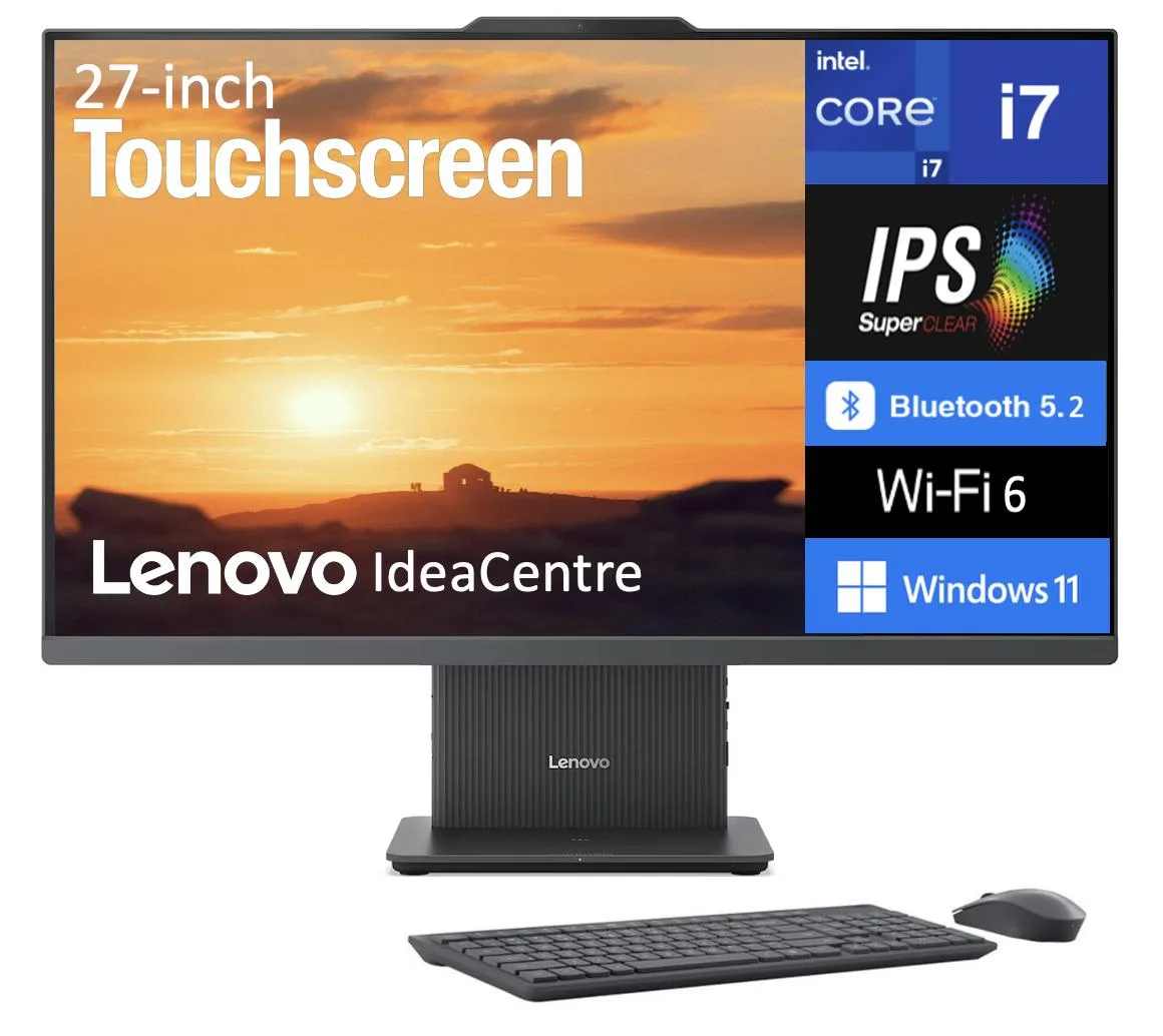 Lenovo Lenovo IdeaCentre All-in-One PC 27" Touchscreen i7-13620H 32GB DDR5 1TB SSD — 제품 사진