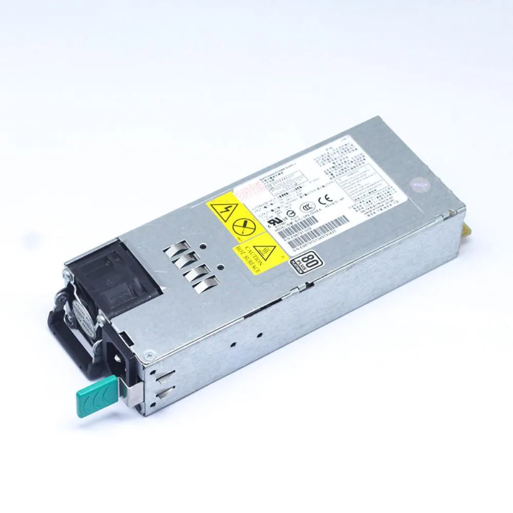 Rectangular metal power supply unit with ventilation grille and label showing 750W 80Plus Platinum
