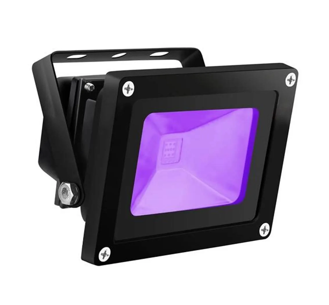  HouLight HOU-FL-UV 10W UV LED Floodlight IP65 85-265V AC — fotografia produktu