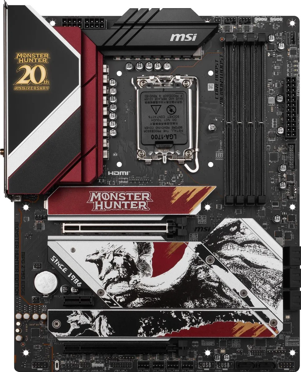 MSI MSI MPG Z790 EDGE MONSTER HUNTER EDITION Intel motherboard — 商品写真