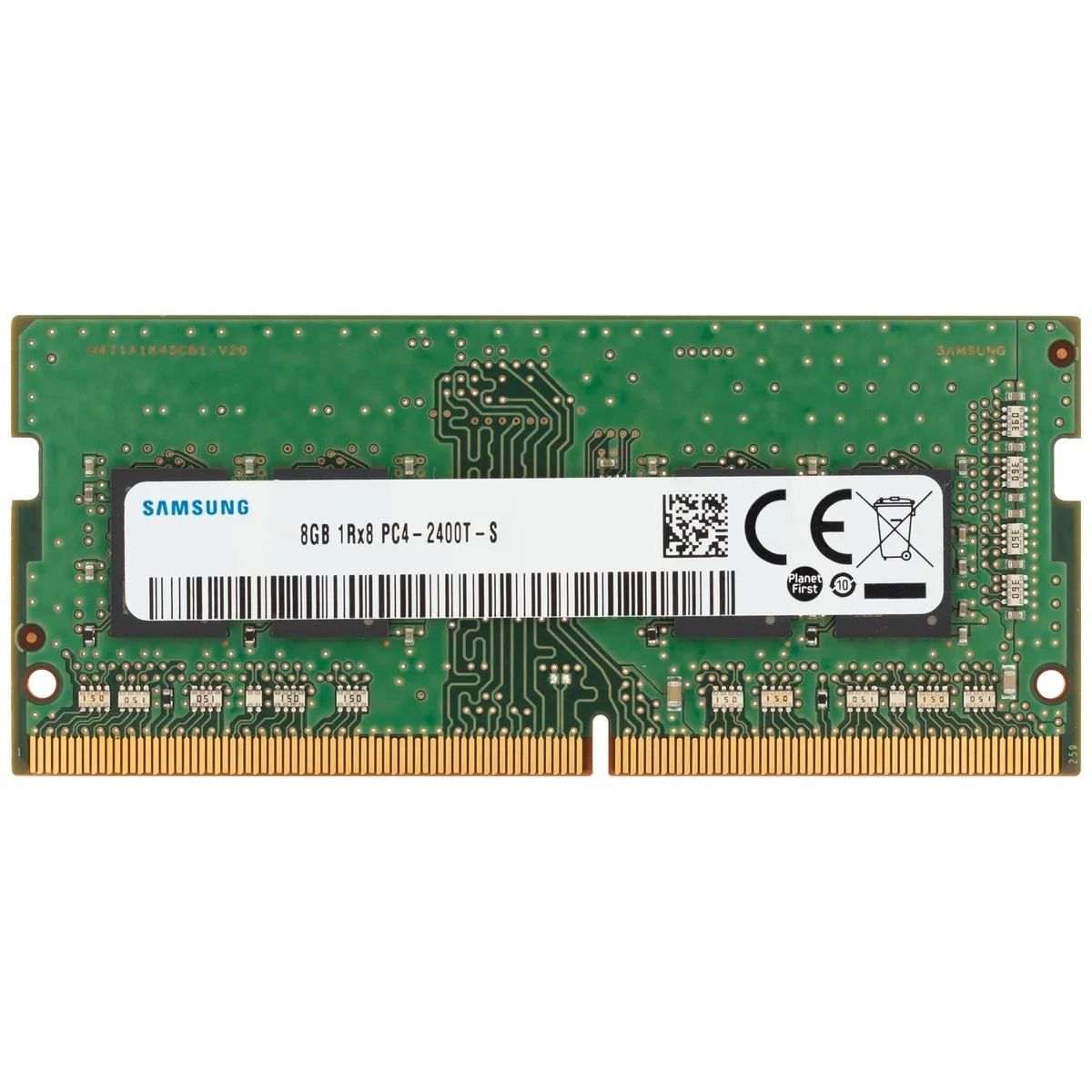 SAMSUNG SAMSUNG 8GB DDR4 2400MHz CL17 1Rx8 1.2V 260-Pin SODIMM laptop RAM — fotografija proizvoda