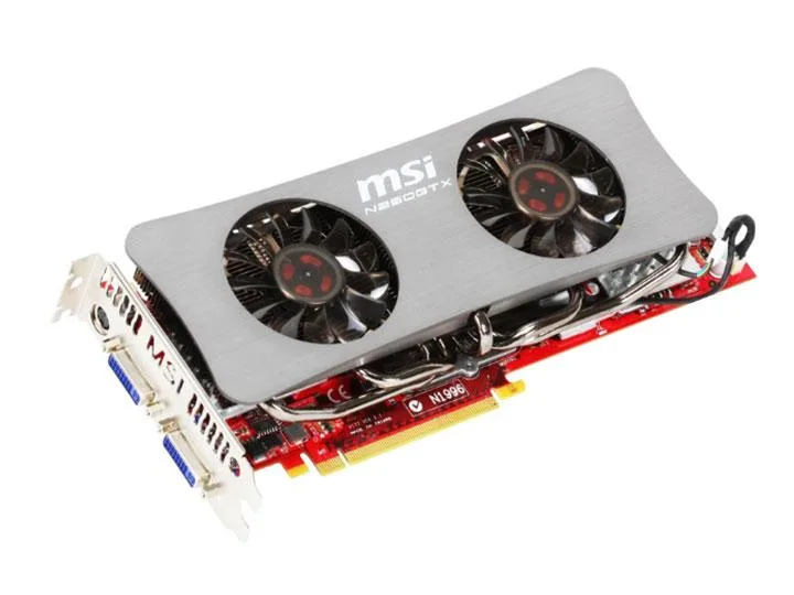 MSI MSI N260GTX-OC 896M GDDR3 graphics card — preces foto