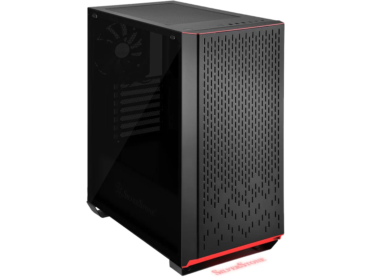 Silverstone Silverstone SST-PM02B-G ATX Mid Tower PC Case — produktbilde