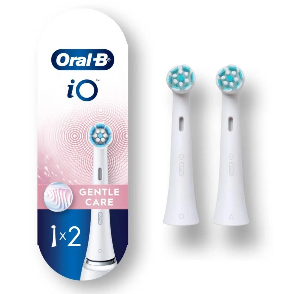  Oral-B iO Gentle Care Replacement Brush Heads 2 Count White — produktfoto