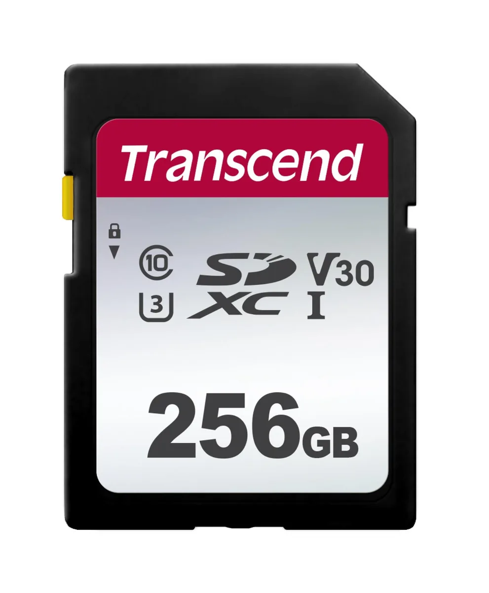 Transcend Transcend TS256GSDC300S 256GB SDXC UHS-I U3 V30 memory card — foto produk