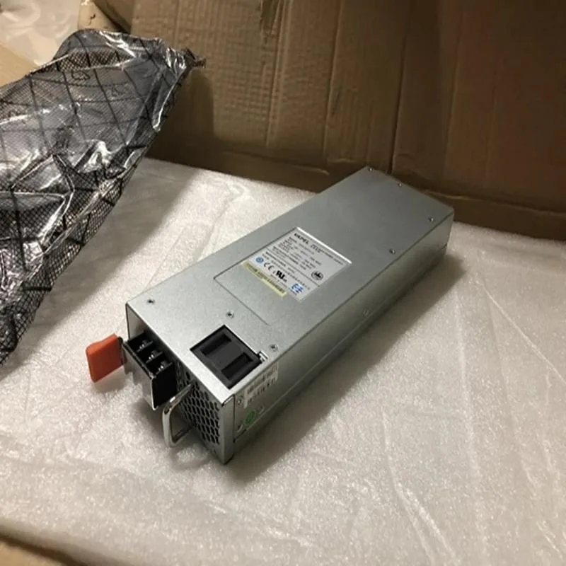 Rectangular ATX power supply unit with cooling fan visible