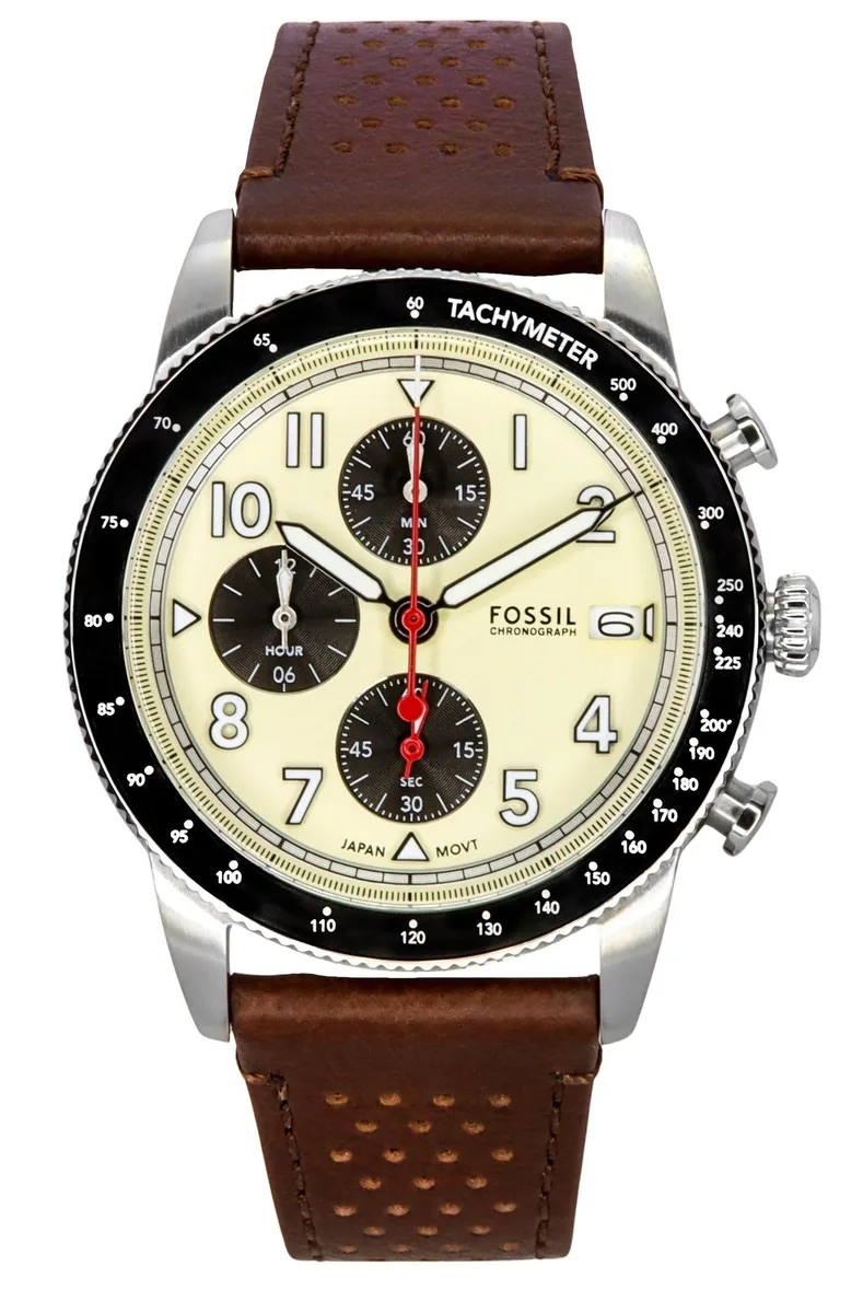 Fossil Fossil Sport Tourer Chronograph FS6042 Cream Dial 42.00 mm Watch — product photo