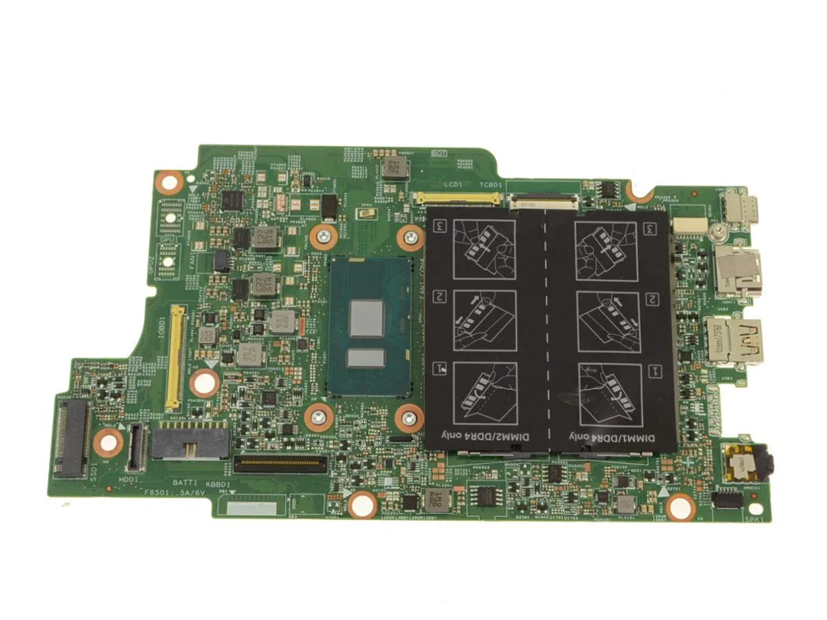DELL DELL Latitude 13 3379 Motherboard Intel Core i3-6100U 2.3GHz 2V5GM — photo du produit
