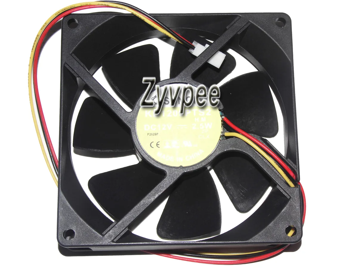 Zyvpee Zyvpee KD1209PTS2 92mm 12V 2.5W 3-pin sleeve case fan — صورة المنتج