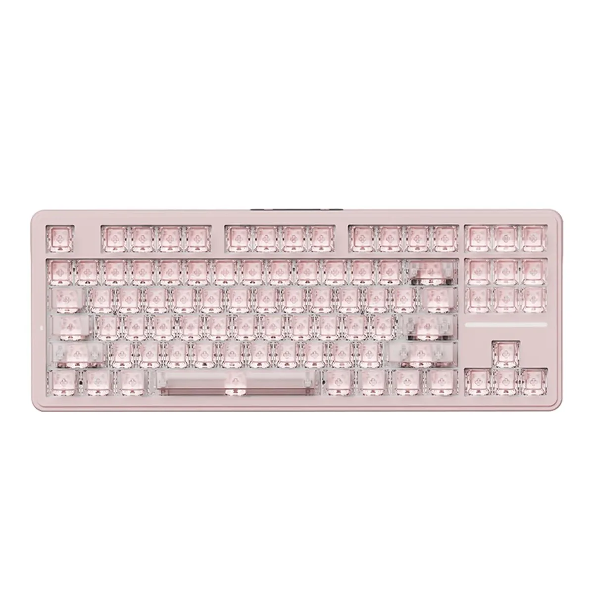 Vszerda Vszerda A87 Pro TKL Gasket Hot-Swap Tri-Mode RGB Peach Mist — photo du produit
