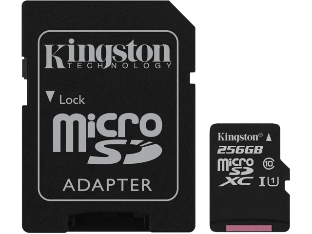 Kingston Technology Corp. Kingston Technology Corp. SDCS2/256GBCR Canvas Select Plus 256GB microSDXC memory card — φωτογραφία προϊόντος