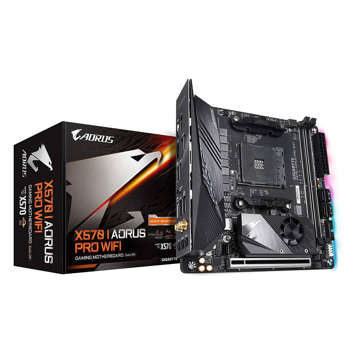 GIGABYTE GIGABYTE X570 I AORUS Pro Wi-Fi AMD motherboard — photo du produit