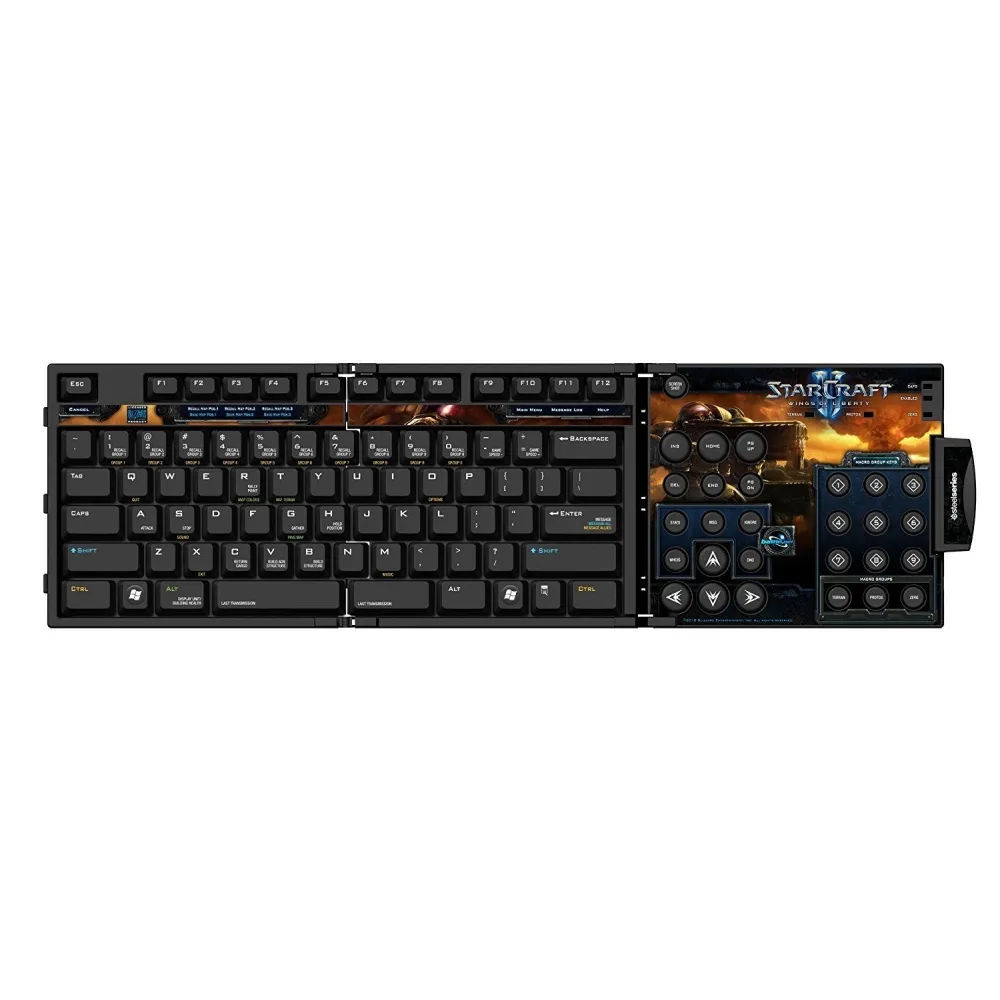 SteelSeries SteelSeries Zboard StarCraft II Edition gaming keyboard — preces foto